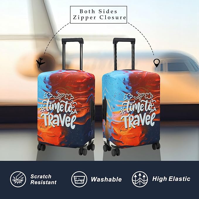 Explore Land Luggage Cover Suitcase Protector Fits 27-30 Inch Case - Image 2