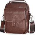 Augus Leather Small Messenger Bag by Augus