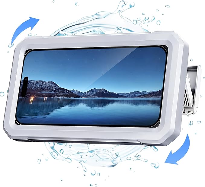 Coolpow Shower Phone Holder Waterproof【480°Rotatable】Retractable Adjustable by Coolpow