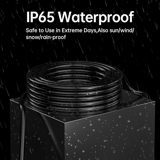 PlugSaf 16 Gauge 100 FT Extension Cord Outdoor Waterproof, 16/3 SJTW Cold - Image 5