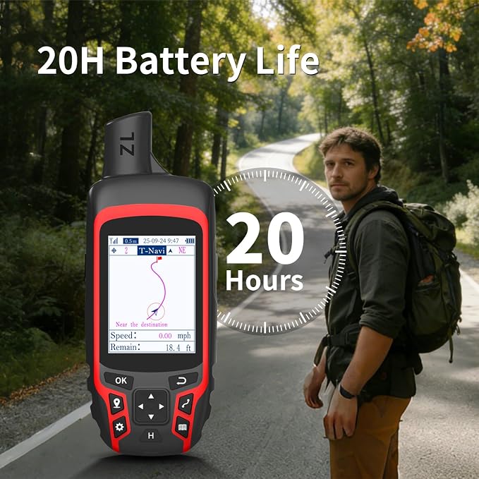 A6 Handheld GPS for Hiking, Rugged Waterproof GPS Navigator - Image 6