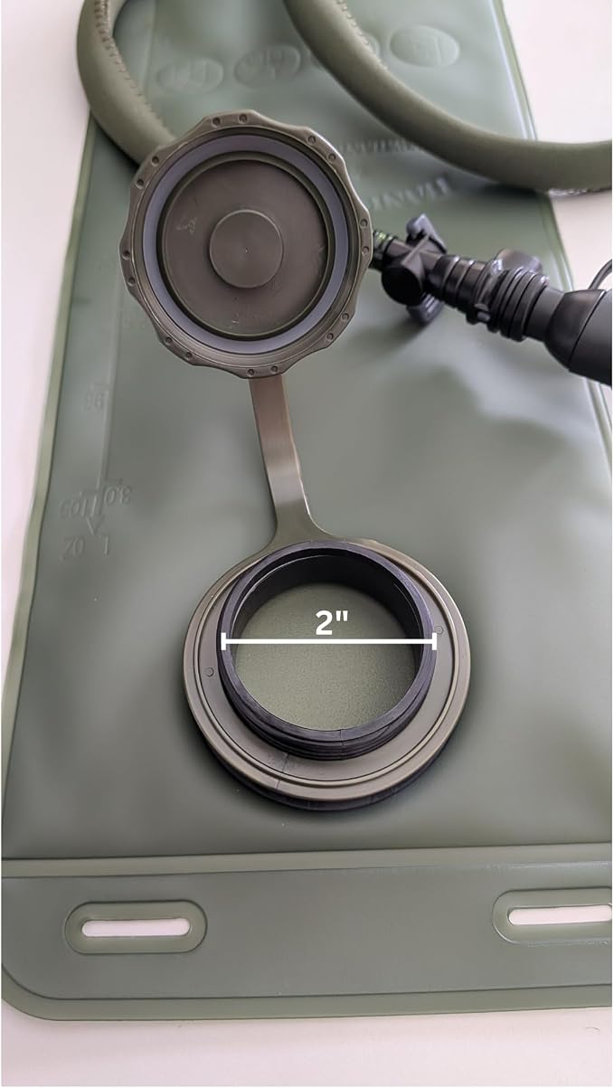 Hank's Surplus Military 3L Hydration Water TPU Bladder Reservoir OD Green - Image 3