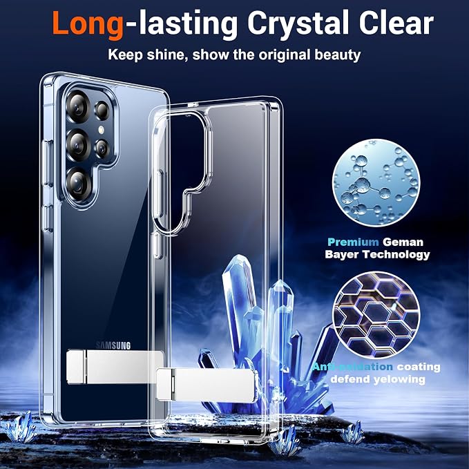 Temdan Designed for Samsung Galaxy S25 Ultra Case, Slim Thin Phone Case for - Image 6