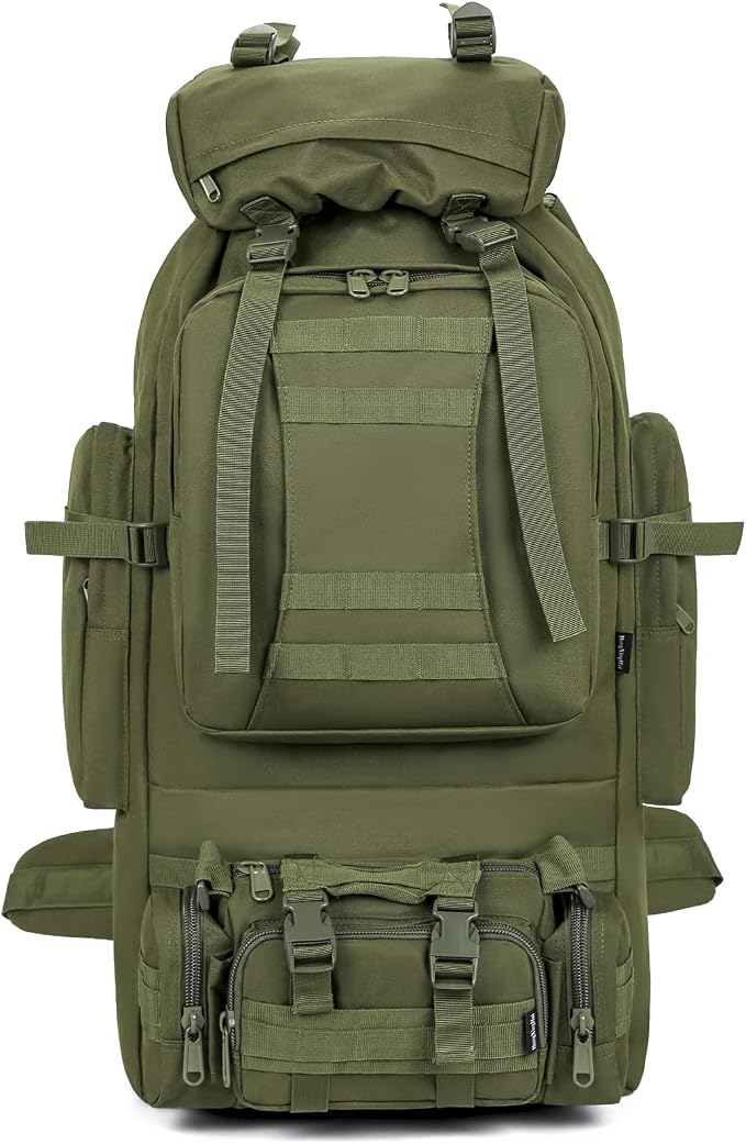 100L Camping Hiking Backpack, Molle military Tactical rucksack backpack - Image 6