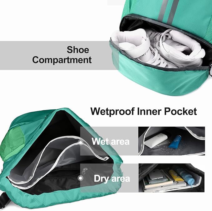 Hoedia Sports Drawstring Backpack - Image 2