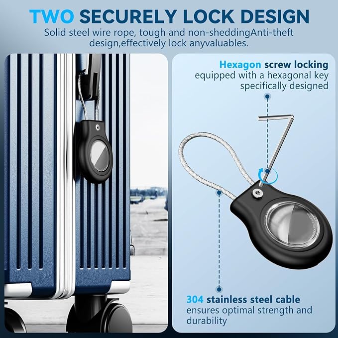 4 Pack Waterproof AirTag Holder - Image 3