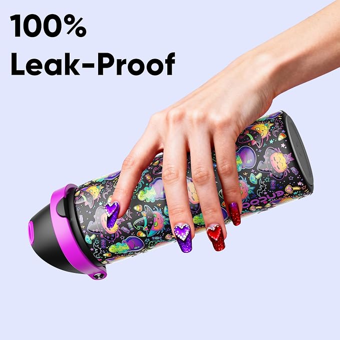 Insulated Water Bottle with Straw - Image 5