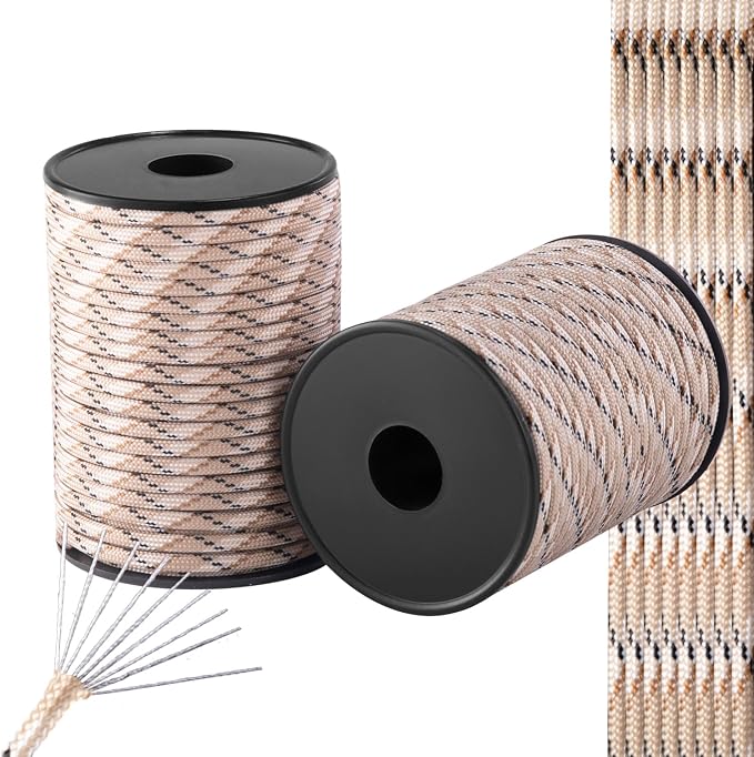 550 Paracord Rope, 100ft/330ft 9 Strand Parachute Cord 4mm, Tactical Paracord by Unknown