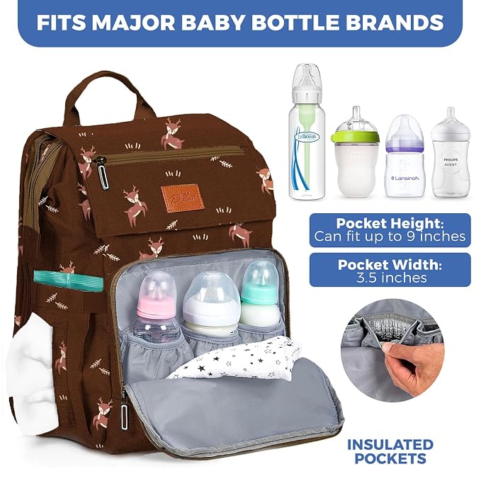 PILLANI Baby Diaper Bag Backpack - Image 4