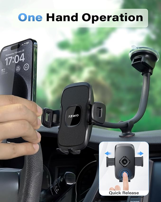 1Zero Solid Car Truck Phone Mount Holder - Image 3
