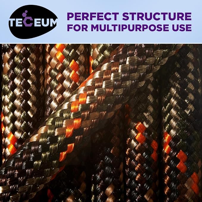 TECEUM Reflective Paracord Rope 1000 – 1000ft/200ft/100ft/50ft – 40+ Colors – - Image 8