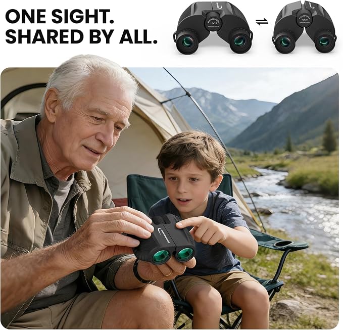 Aurosports Compact Binoculars for Adults and Kids - Image 5