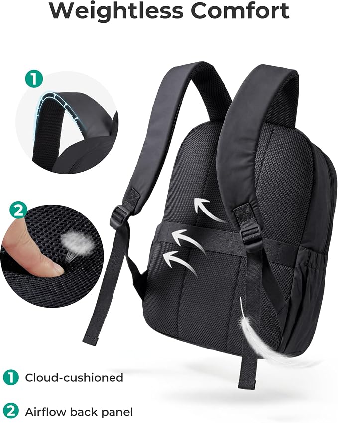 BAGSMART Backpack for Women, Travel Backpack - Image 6