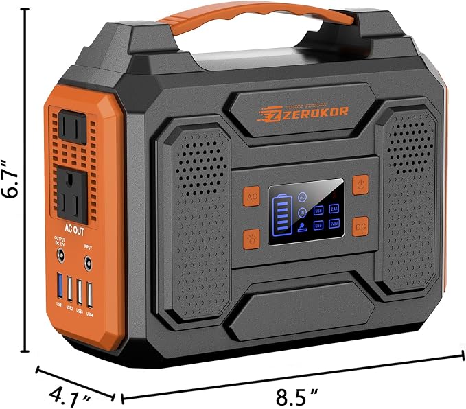 Portable Solar Generator, 300W Portable Power Station - Image 5