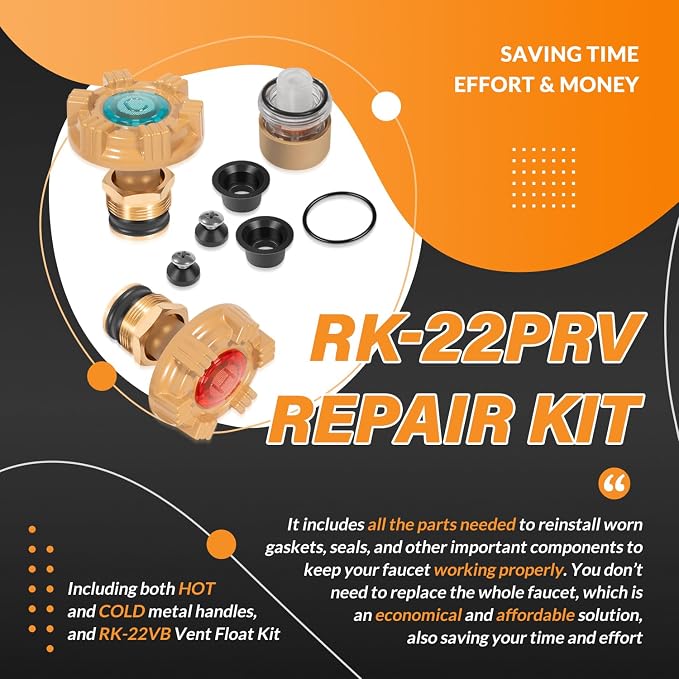 RK-22PRV Repair Kit Metal Handle Replacement - Image 3