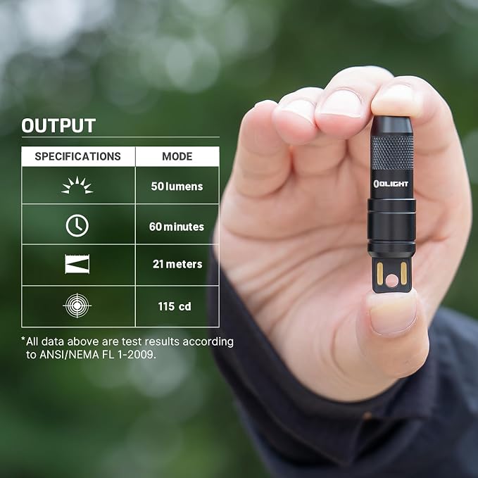 OLIGHT IMINI 2 EDC Rechargeable Keychain Flashlight, 50 Lumens Compact and - Image 7