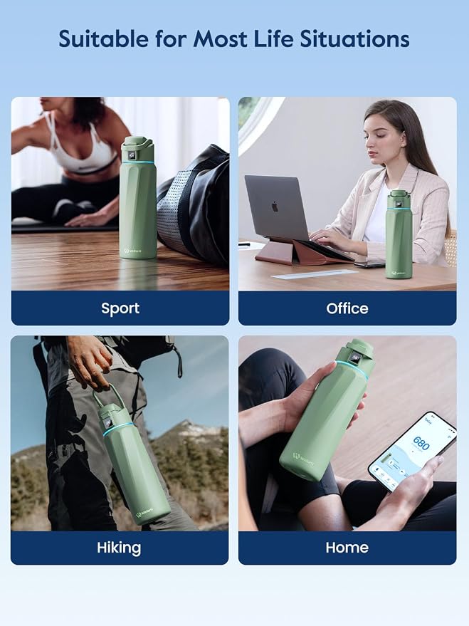 BOOST Smart Water Bottle with Reminder & Tracker, Double Wall Vacuum Insulated - Image 7
