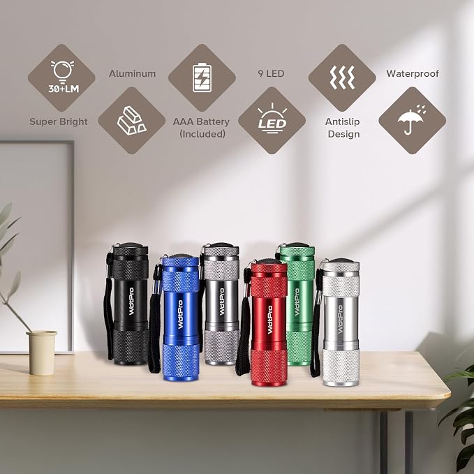 WdtPro LED Mini Flashlights, Super Bright Flashlight - Image 5