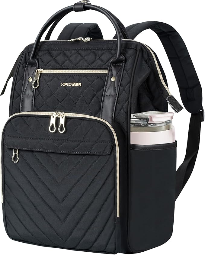 KROSER Laptop Backpack 17" Stylish Backpack Water Repellent College Casual by KROSER