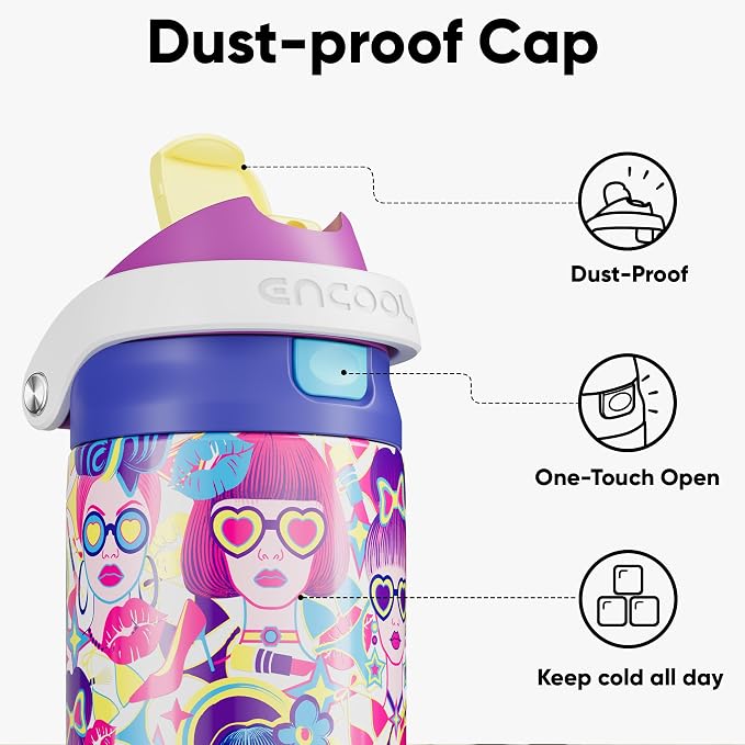 ENCOOL Leakproof Insulated Water Bottle - Image 2
