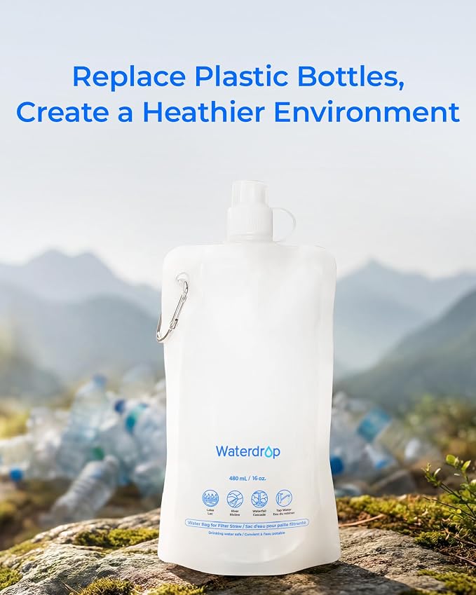 Waterdrop 16 oz Collapsible Water Pouch - Image 6