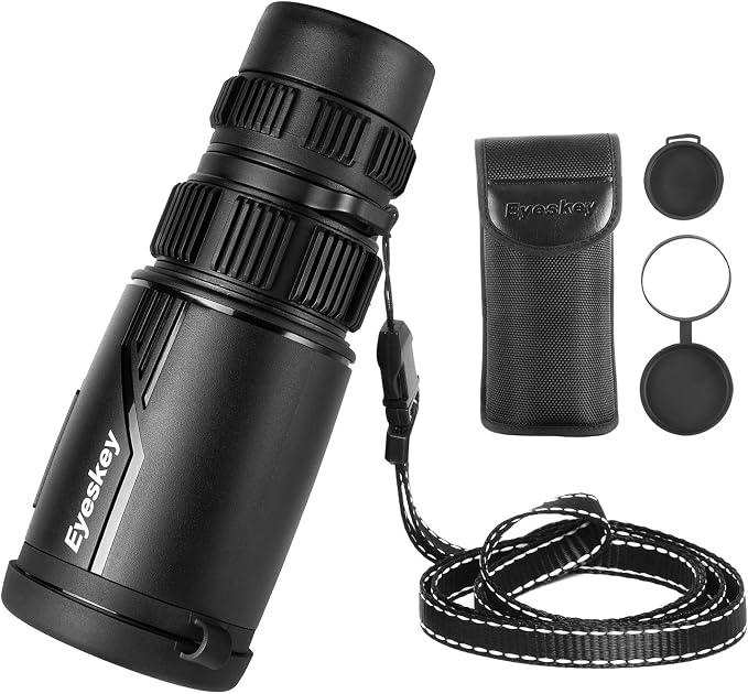 Seeker Pro HD Packet Monocular | Waterproof and Fog-Proof | Optimized Clear by Eyeskey