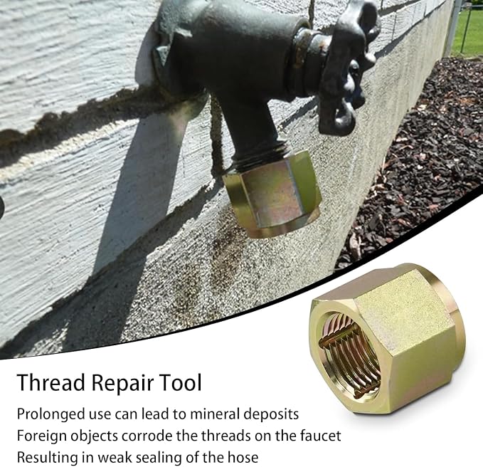 05265 Hose Thread Cleaner Outdoor Faucet Repair Tool, - Image 6