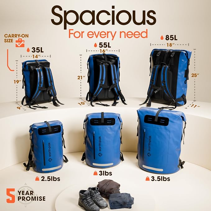 Earth Pak Waterproof Backpack - Image 2