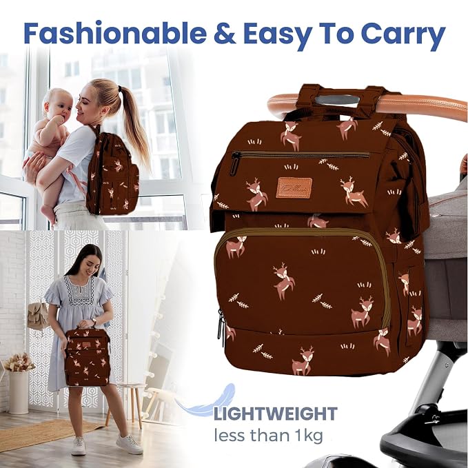 PILLANI Baby Diaper Bag Backpack - Image 5