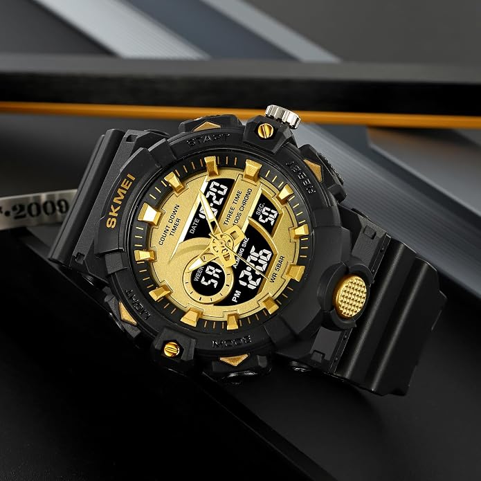 FANMIS Mens Military Multifunction Digital LED Watch Electronic Waterproof - Image 5