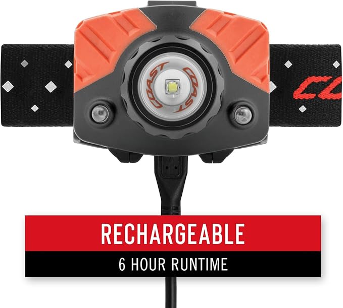 Coast - 20617 FL75R Rechargeable 530 Lumen Dual Color Focusing LED Headlamp - Image 4