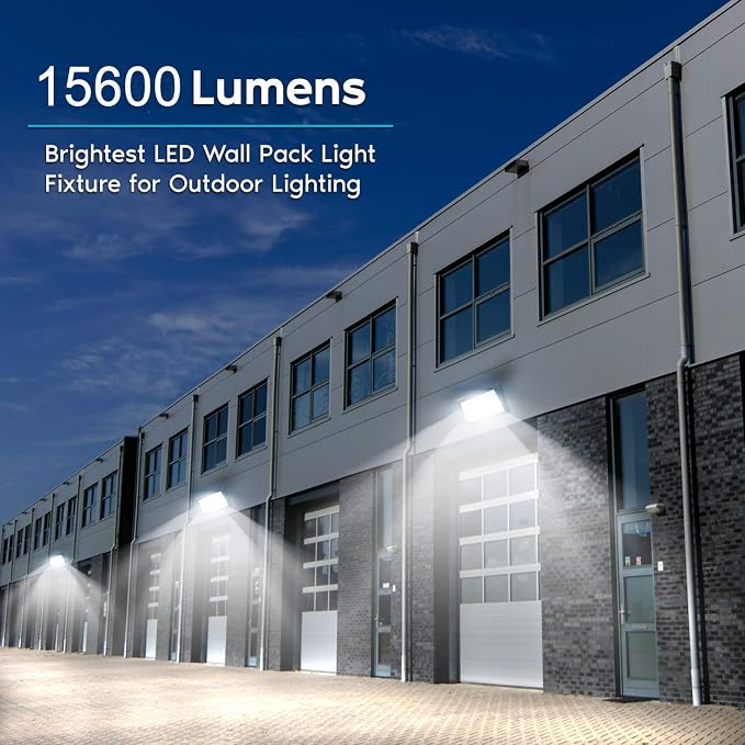ledmo Wall Pack Light 150w Waterproof 5000K 21000lm 100-277V Equivalent Energy - Image 9