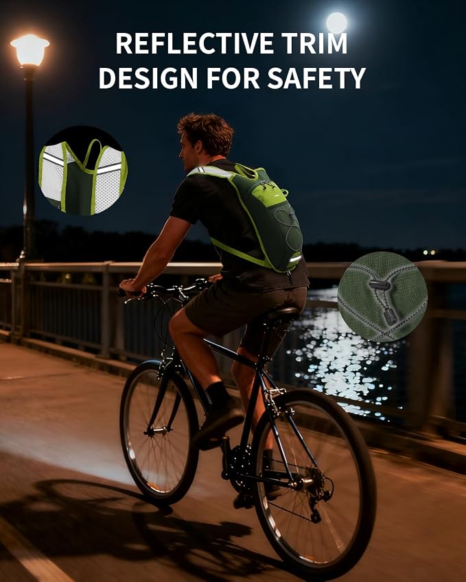 ECOHUB Hydration Backpack with 2L Water Bladder, Lightweight Running Hydration - Image 5