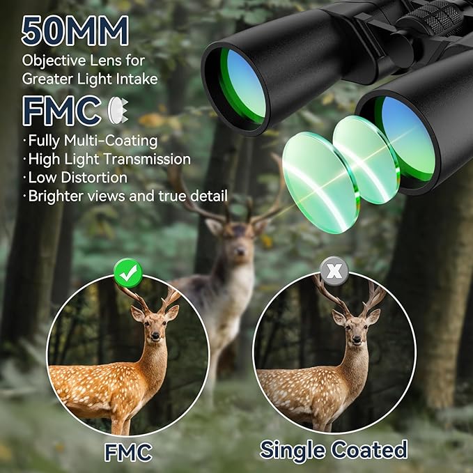 10-30X50 High Powered Zoom Binoculars - Image 5