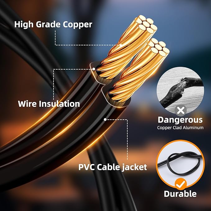 Outdoor Patio String Lights: S14 Shatterproof Bulb Outside Waterproof Light - - Image 6