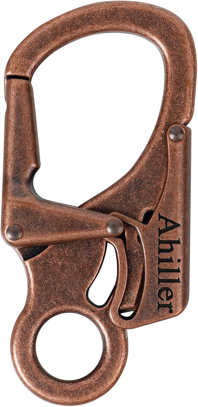 Ahiller Carabiner Clip, Double Anti-Misopening Locking Design, Key Ring Clip by Ahiller