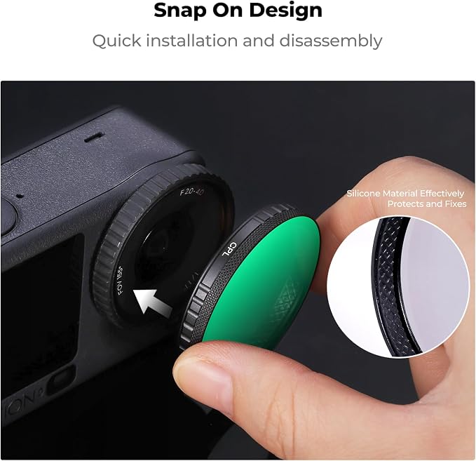 K&F CONCEPT Snap On CPL Filter Compatible - Image 6