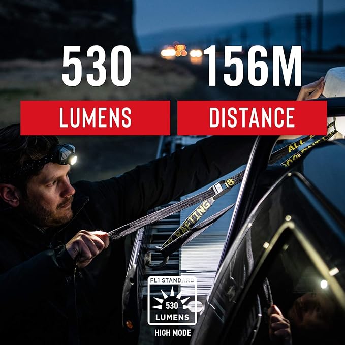 Coast - 20617 FL75R Rechargeable 530 Lumen Dual Color Focusing LED Headlamp - Image 6