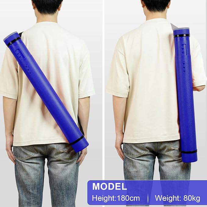 DEWEL Poster Tube, Waterproof Poster Holder Plastic Expandable - Image 8