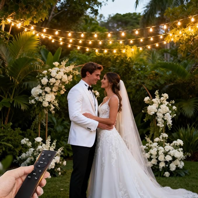 REEMEER 200FT LED Outdoor String Lights - Image 7
