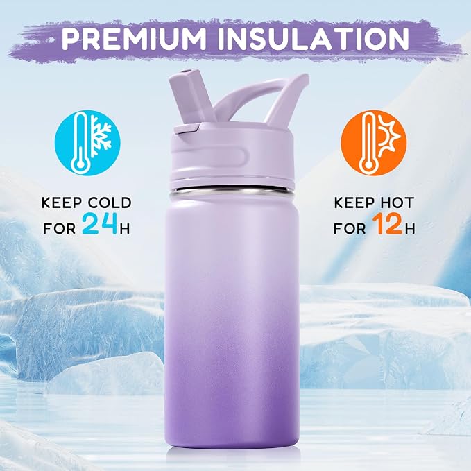 Fijinhom 12oz Water Bottle for School, Bottles - Image 5