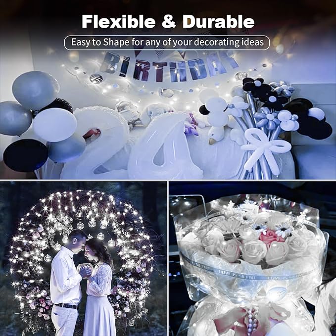 20 Pack LED Fairy Lights Battery Operated, 3 Features Blinking Slowly Blinking - Image 5