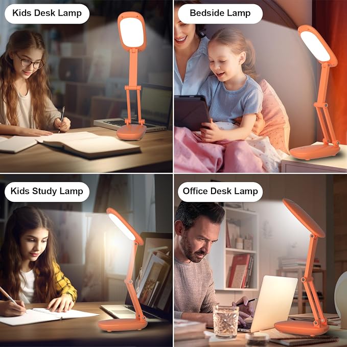 Akejrym LED Desk Lamp for Office Home & Battery Operated Lamp Rechargeable Lamp - Image 7