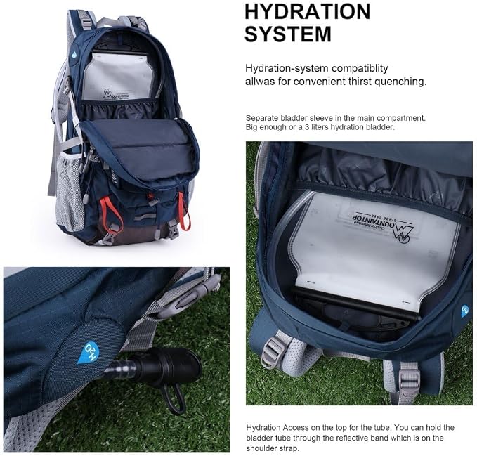 MOUNTAINTOP 25L/40L Hiking Backpack, Lightweight Travel Backpack - Image 7