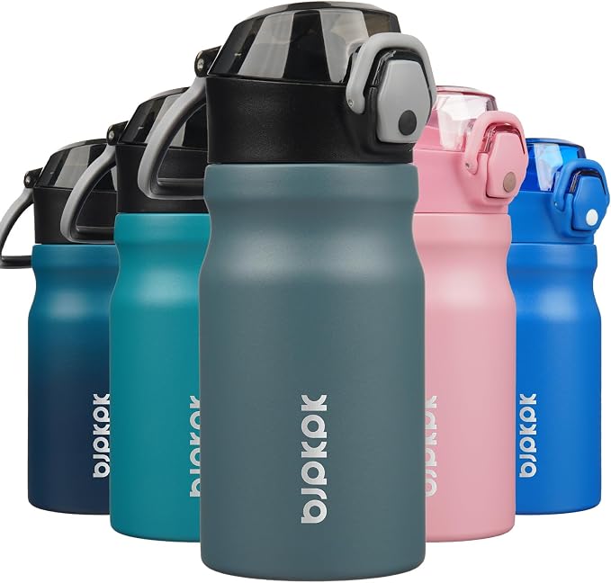 BJPKPK Insulated Water Bottle 14oz Stainless Steel Water Bottles by BJPKPK