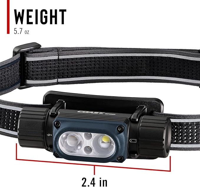 Coast WPH30R 1500 Lumen Waterproof Ultra Bright IP68 USB Rechargeable-Dual - Image 12