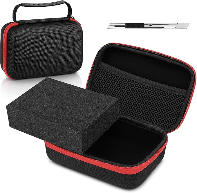 Relaxweex EVA Hard Case with Customizable Foam 7.1 x 4.7 x 3.1 Inch Protective by Relaxweex