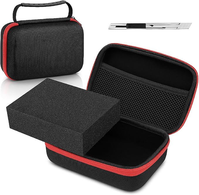 Relaxweex EVA Hard Case with Customizable Foam 7.8 x 6.3 x 3.5 Inch Protective by Relaxweex
