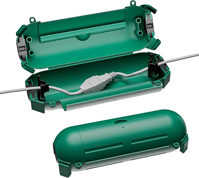 iwillink 2 Pack Outdoor Extension Cord Cover Waterproof by IWILLINK