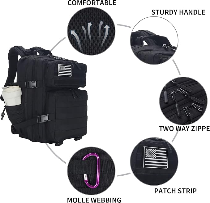 Lovelinks21 25L Tactical Backpack - Image 4